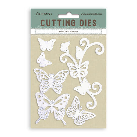 Cutting Dies A6 - Swirly butterflies