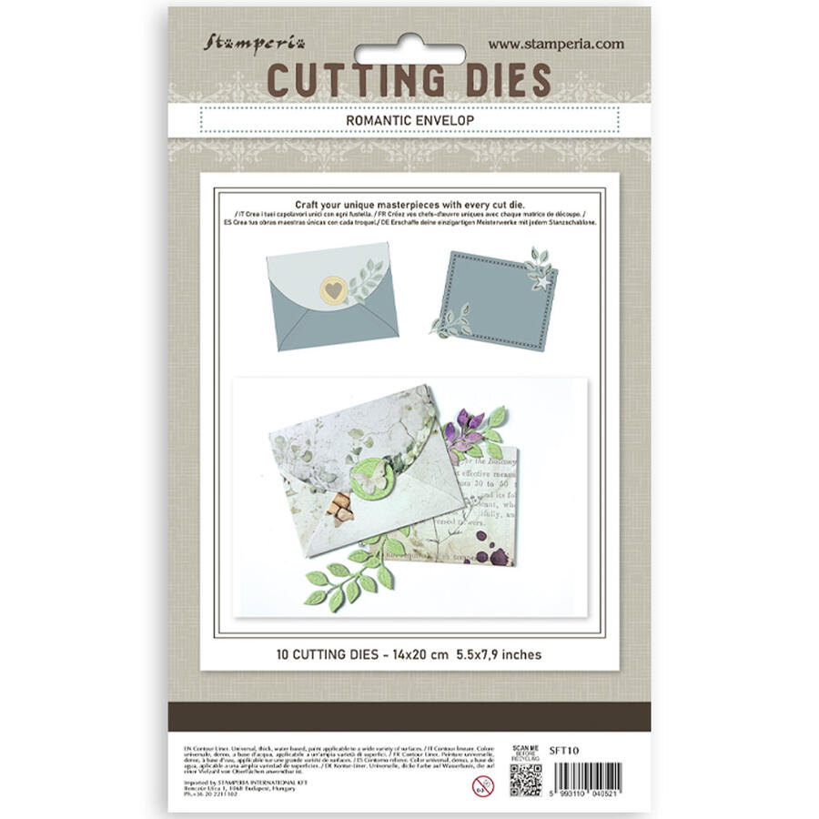 Cutting Dies A6 - Romantic envelope
