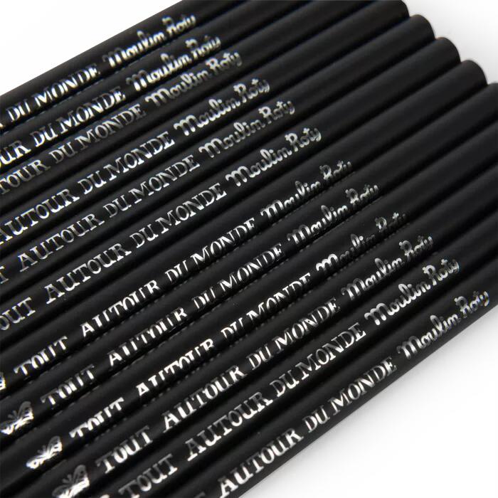 12 matite multicolori Tout autour du Monde in scatola di metallo