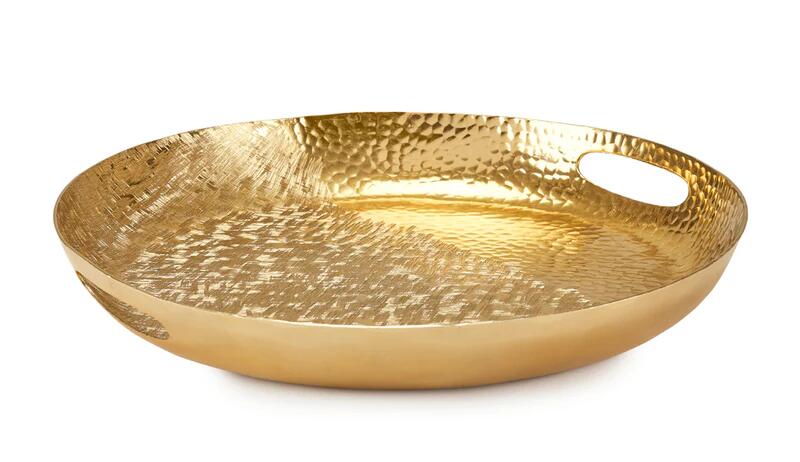 Vassoio Rotondo Dorato