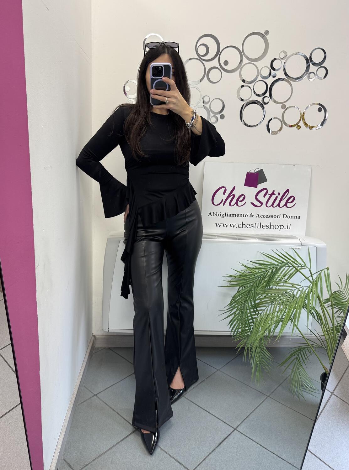 NOVITÀ Panta eco pelle a zampa con spacchetto