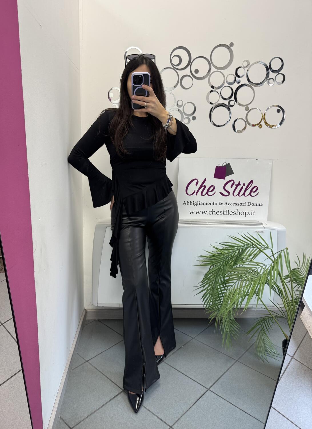 NOVITÀ Panta eco pelle a zampa con spacchetto