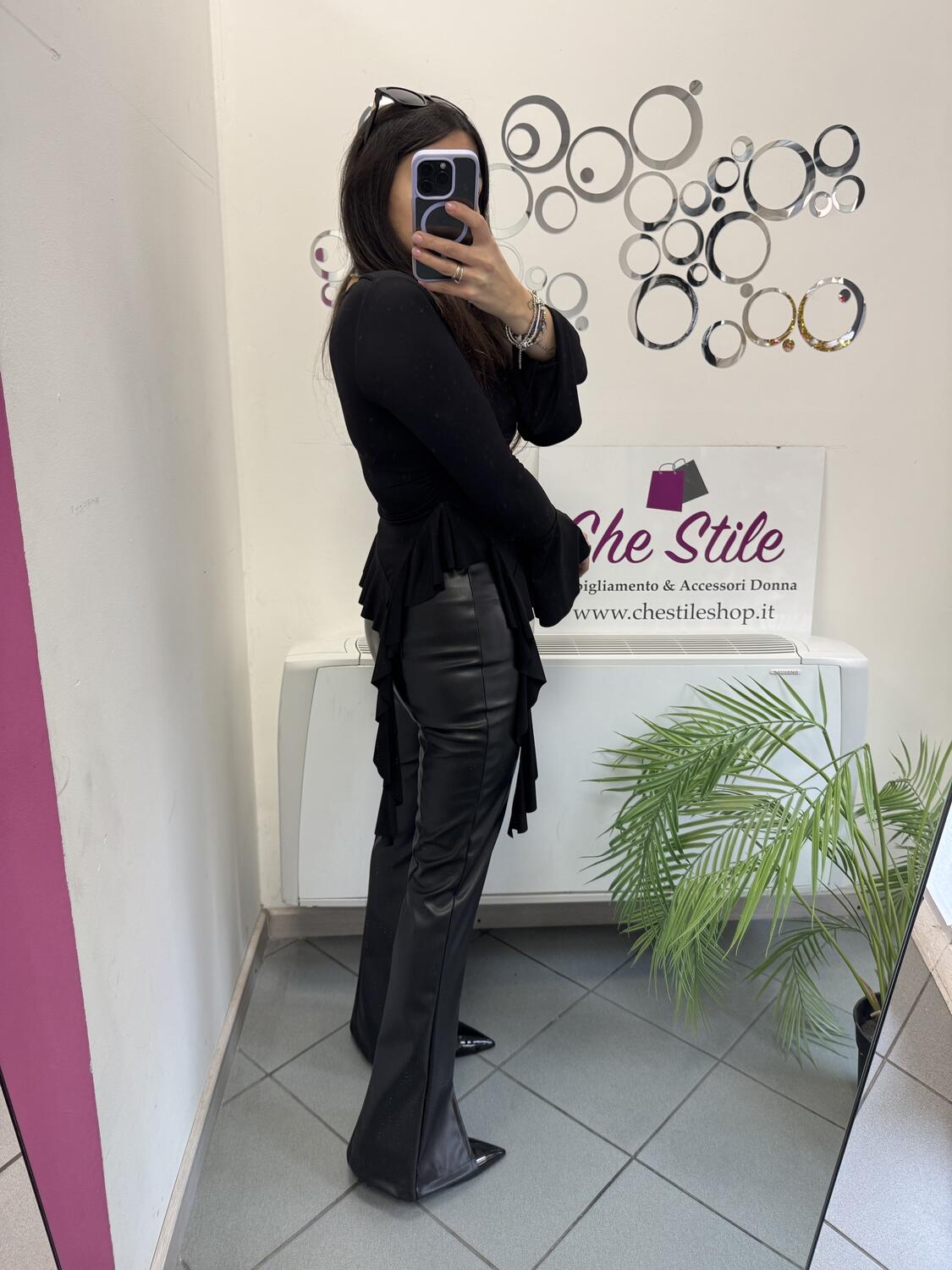 NOVITÀ Panta eco pelle a zampa con spacchetto