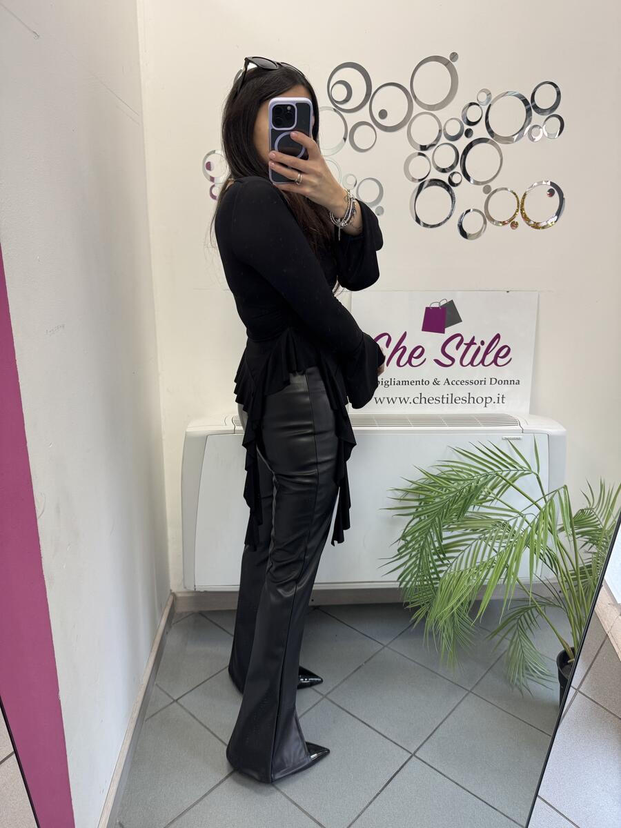 NOVITÀ Panta eco pelle a zampa con spacchetto