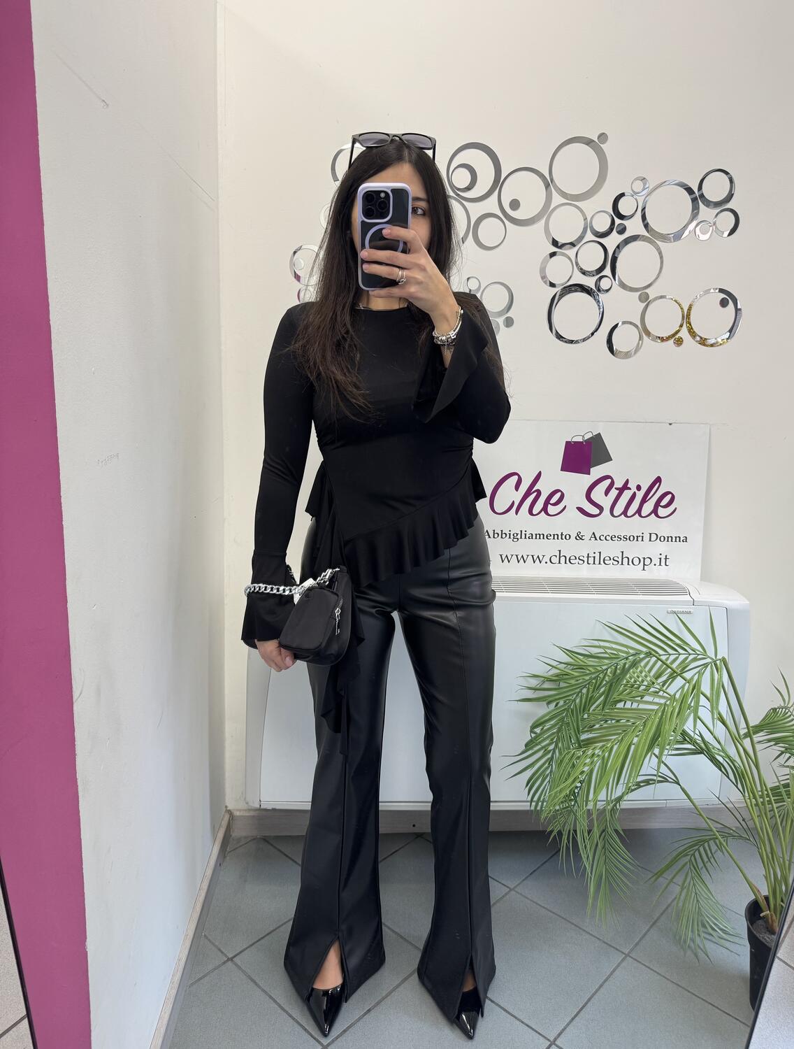 NOVITÀ Panta eco pelle a zampa con spacchetto