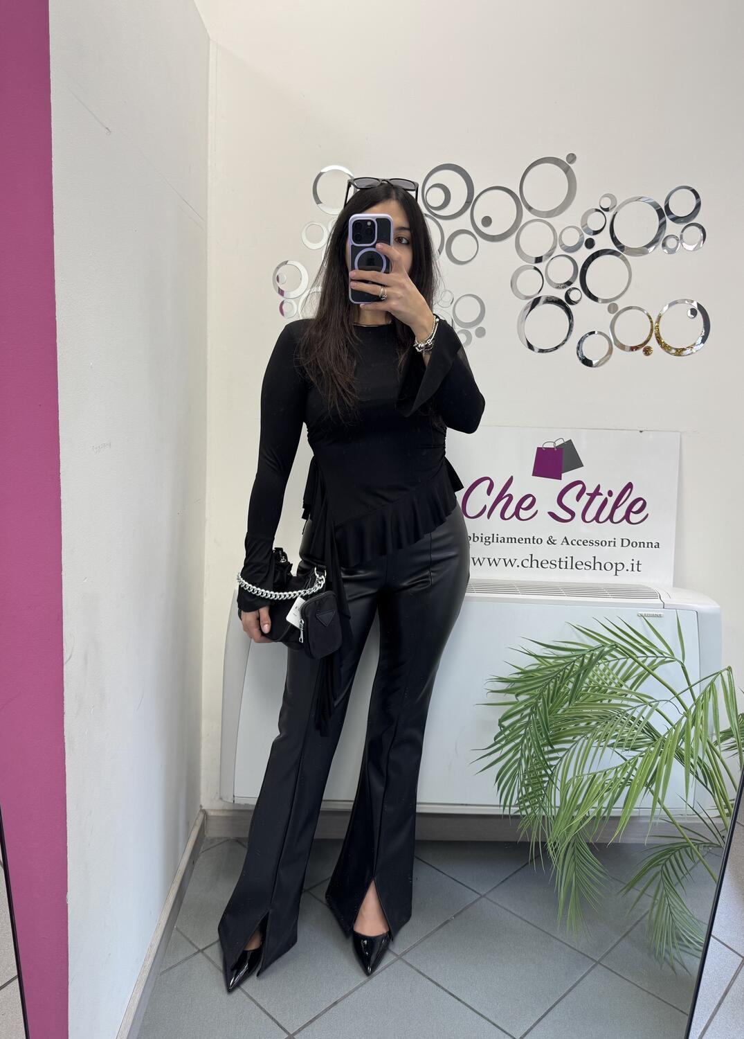 NOVITÀ Panta eco pelle a zampa con spacchetto