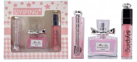 SIYIPING KIT BURROCACAO + PROFUMO + LUCIDALABBRA (Dupe Dior )*