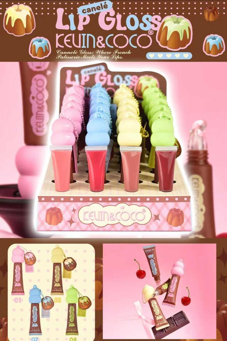 KEVIN & COCO LIP GLOSS*