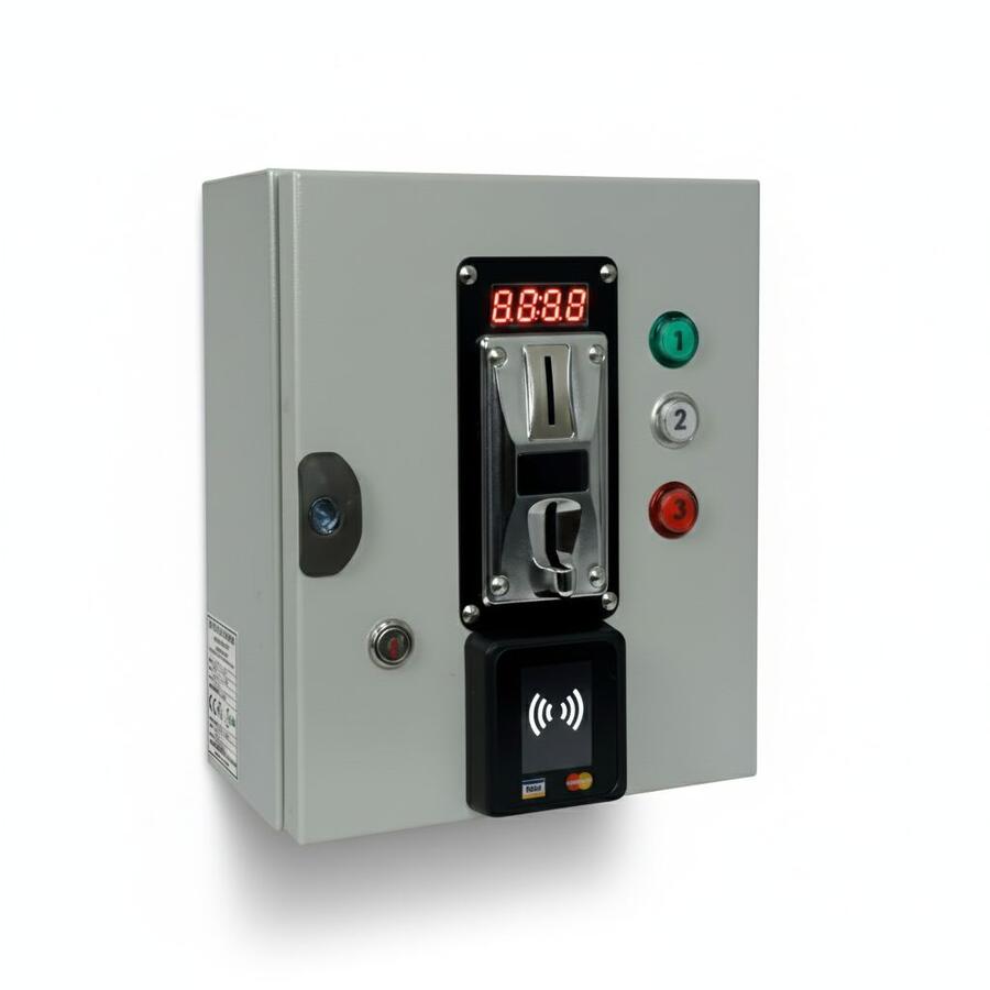 Gettoniera + POS per Apertura di 3 Porte – Multimoneta, 12V, Sistema Professionale