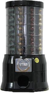 Distributore Capsule Caffè NESPRESSO / BORBONE con gettoniera a gettone (100 pz inclusi)