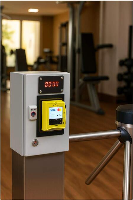 Dispositivo Contactless con POS Nayax per Tornelli ed Elettroserrature – Controllo Accessi a Pagamento