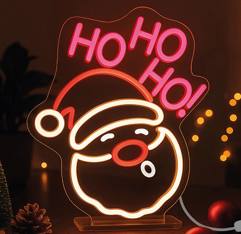 Lampada Led Effetto Neon - Santa Claus - It's a Sign