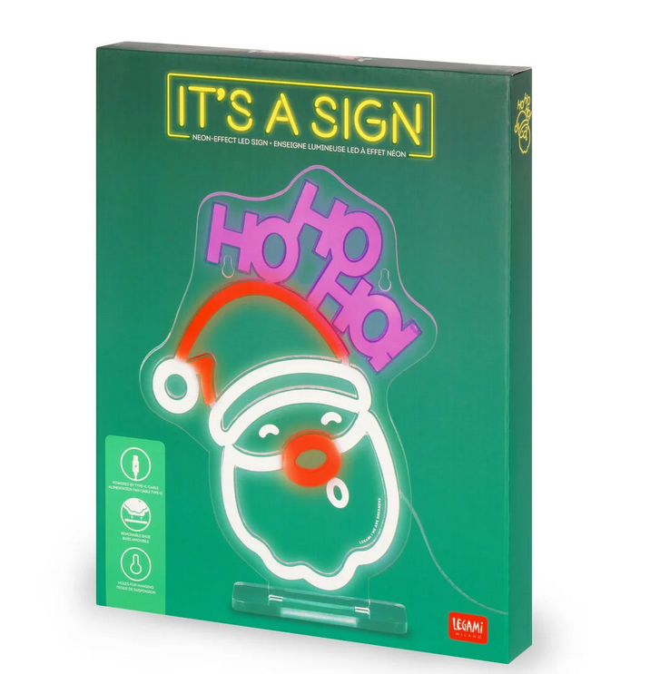 Lampada Led Effetto Neon - Santa Claus - It's a Sign