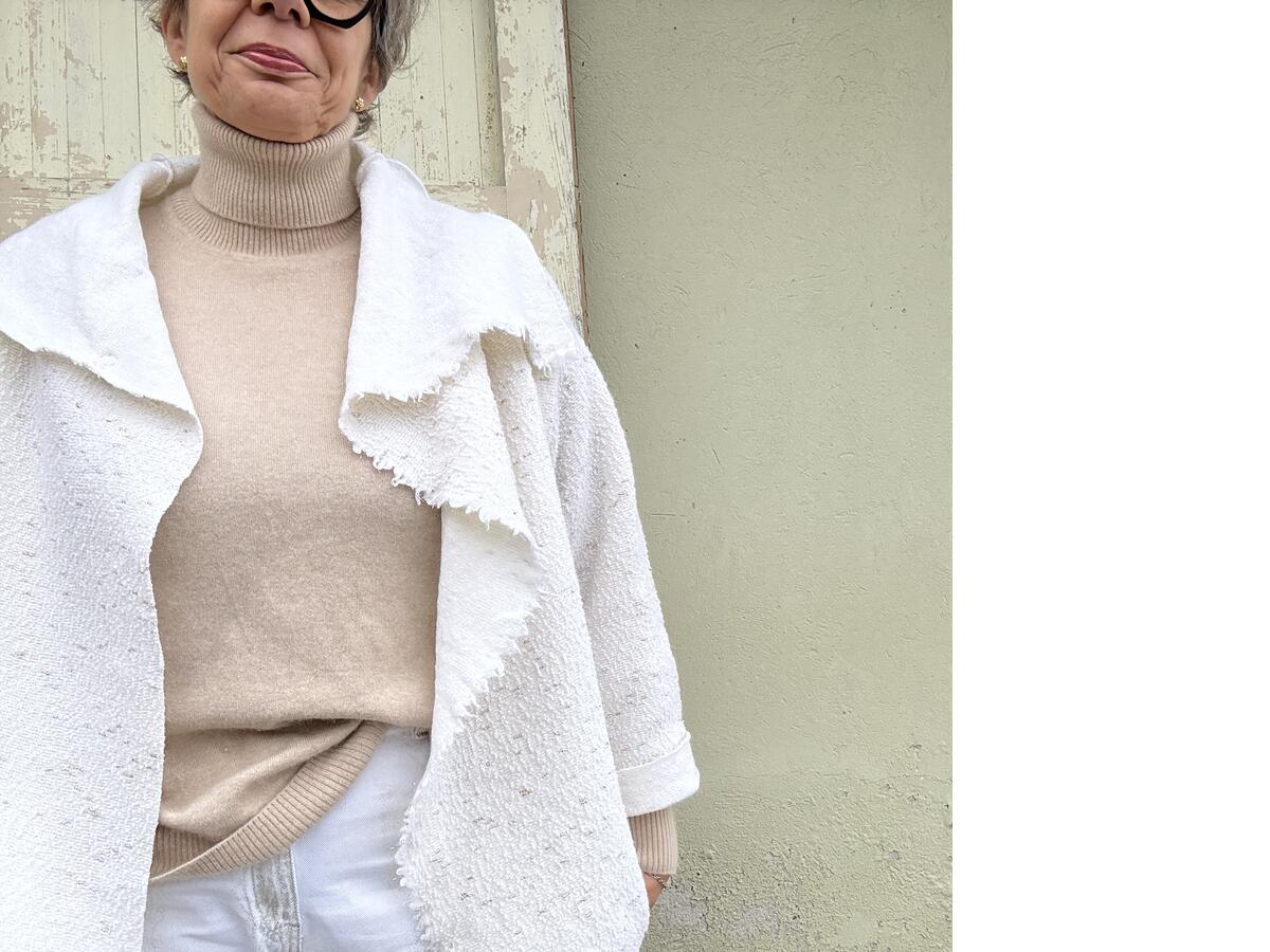 Giacca fili oro e argento 