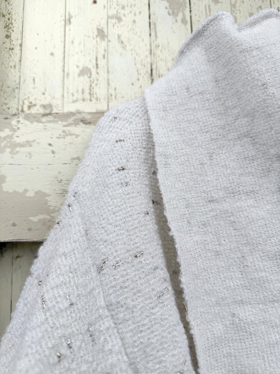 Giacca fili oro e argento 