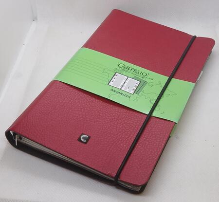 Agenda Organizer ad Anelli slim diam. 15 mm - Pelle  – formato Medium 9x17 cm