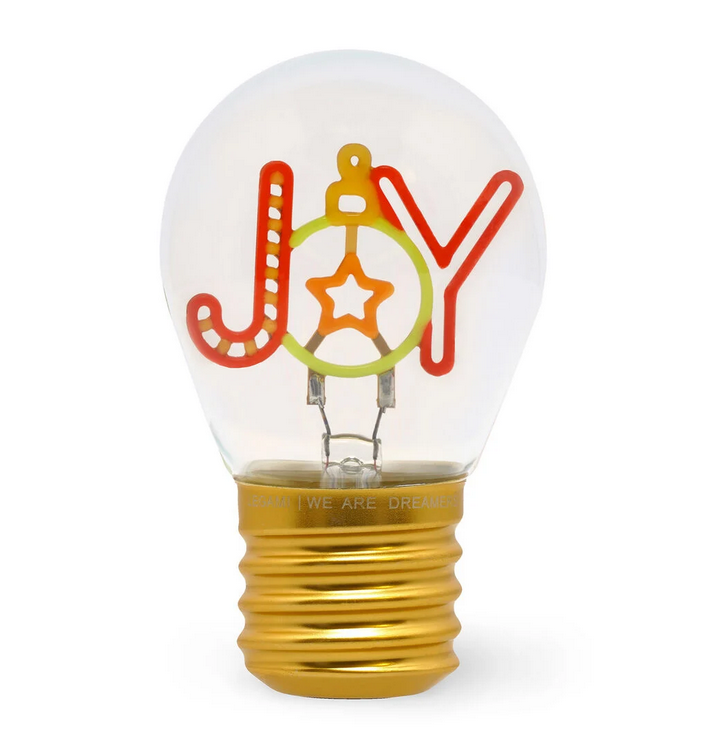 Lampada Decorativa Natalizia da Tavolo a Forma di Lampadina - Bulb Fiction