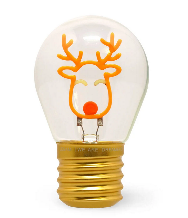 Lampada Decorativa Natalizia da Tavolo a Forma di Lampadina - Bulb Fiction