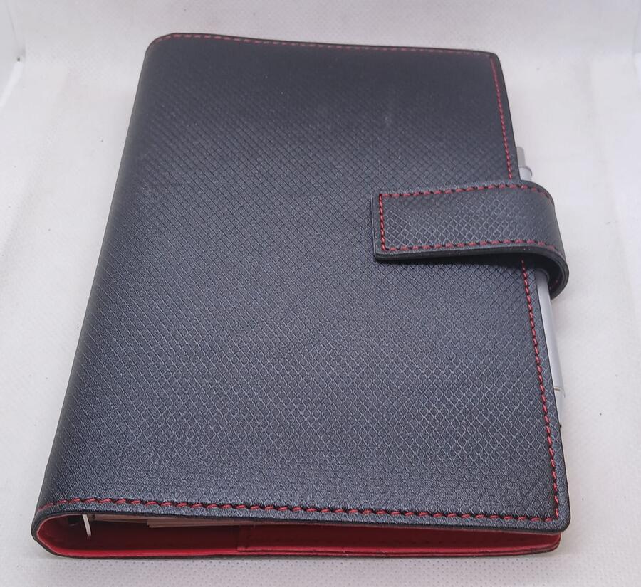 Agenda Organizer ad Anelli slim diam. 15 mm - con penna – formato Medium 9x17 cm