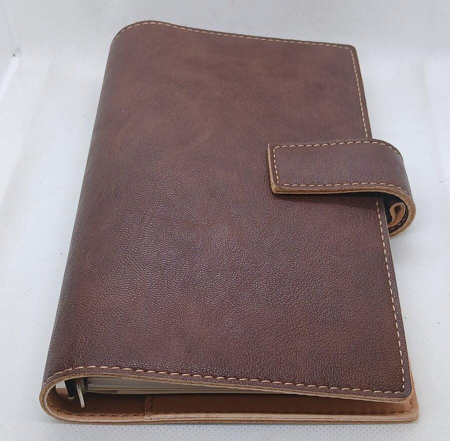 Agenda Organizer ad Anelli slim diam. 15 mm - Vegan pelle sintetica – formato Medium 9x17 cm