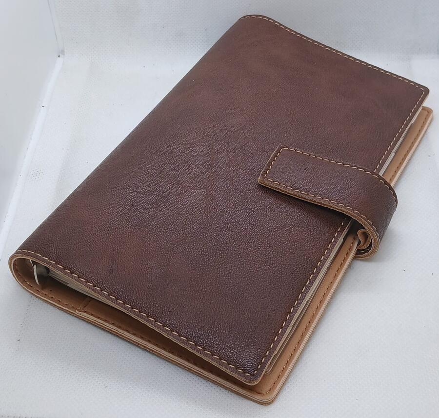 Agenda Organizer ad Anelli slim diam. 15 mm - Vegan pelle sintetica – formato Medium 9x17 cm