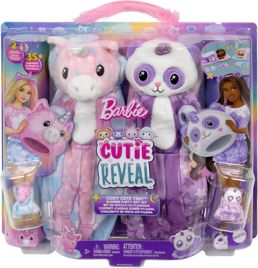 Barbie Cutie Reveal Set Pigiama Party - Mattel - HRY15 - 3+