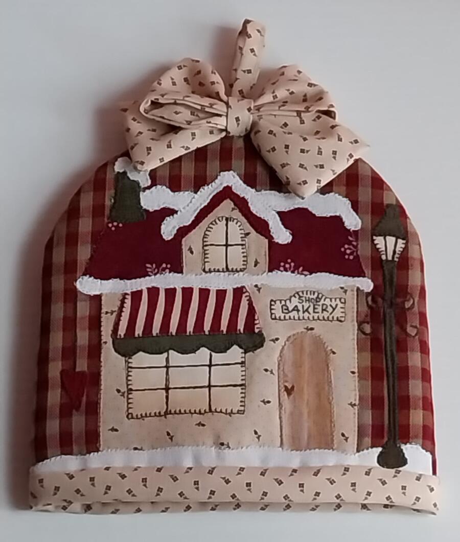 Cartamodello presine Winter Village