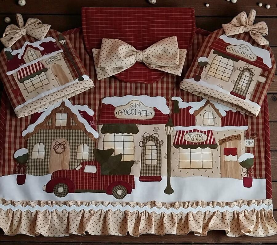 kit copriforno Winter Village