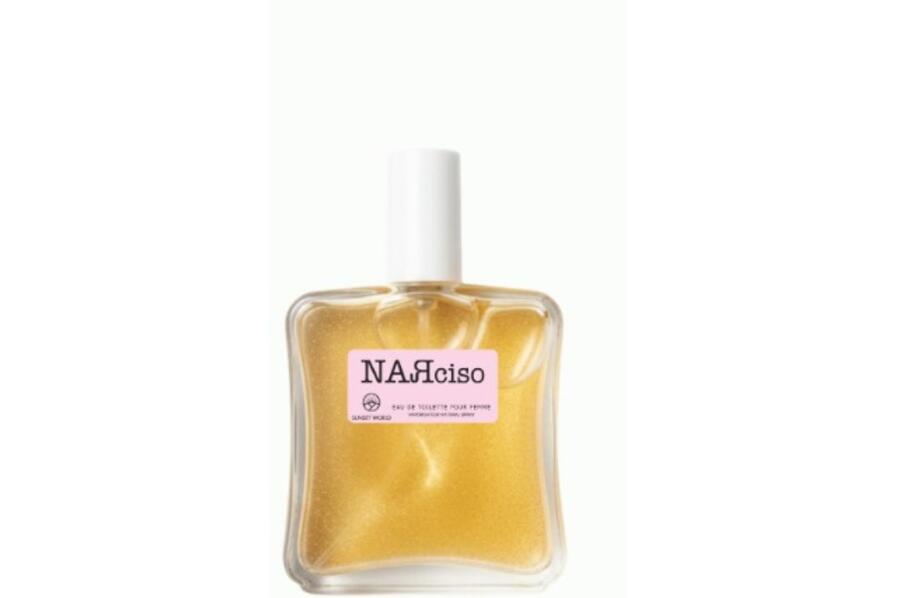 SUNSET WORLD NARCISO EDT GLITTER GOLD 100 ML
 [Quantità minima è di 12 pezzi]
