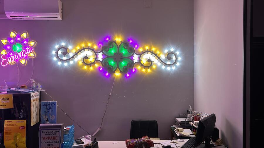 LUMINARIA TESTATA  200x55 88 LUCI - LUMINARIA SALENTINA D'ARREDO