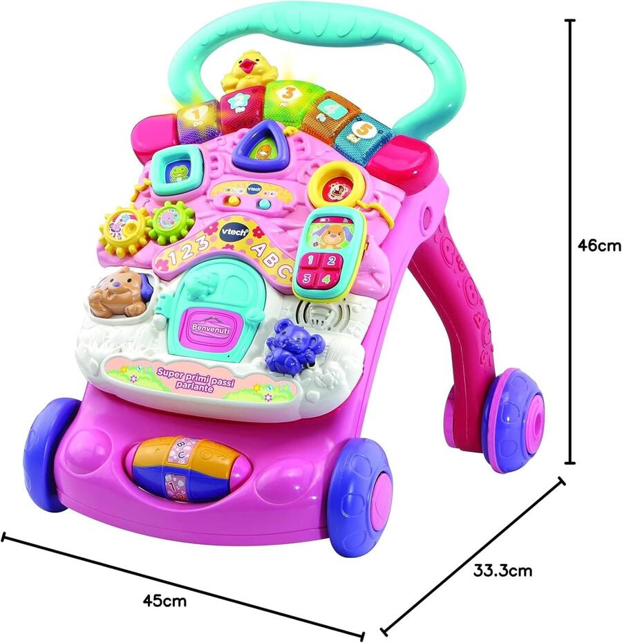 Super Primi Passi Parlante 2 in 1 - Vtech - 5056 - 9/36mesi