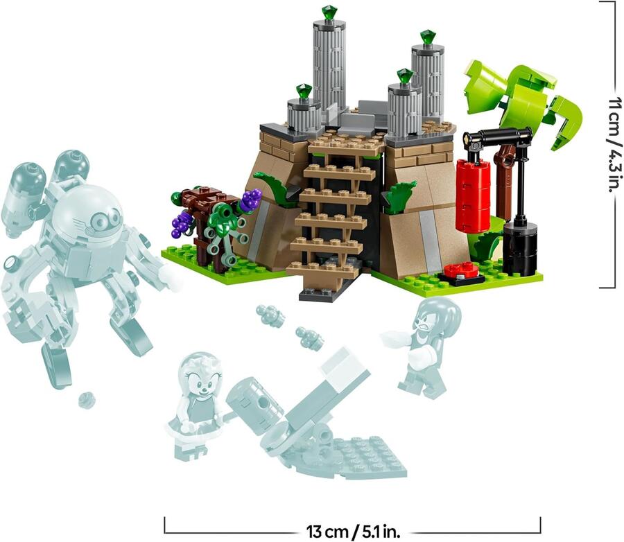 Lego Sonic the Hedgehog Knuckles and the Master Emerald Shrine - 76998 - 8+