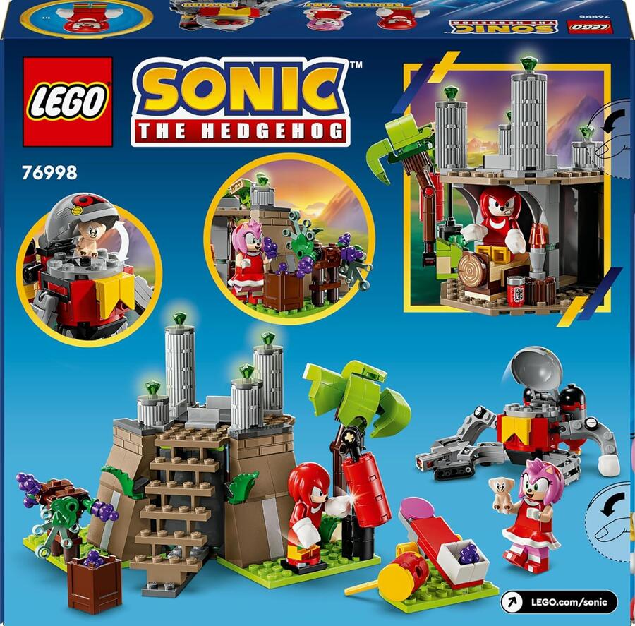 Lego Sonic the Hedgehog Knuckles and the Master Emerald Shrine - 76998 - 8+