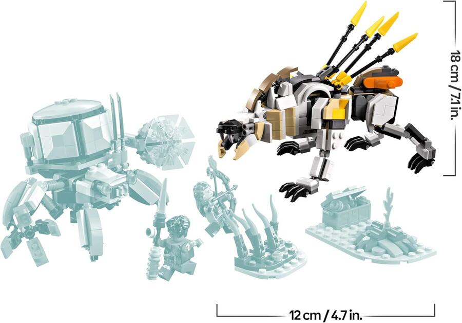 Lego Horizon Adventures Aloy e Varl vs. Arcapode e Secodonte - 77037 - 9+