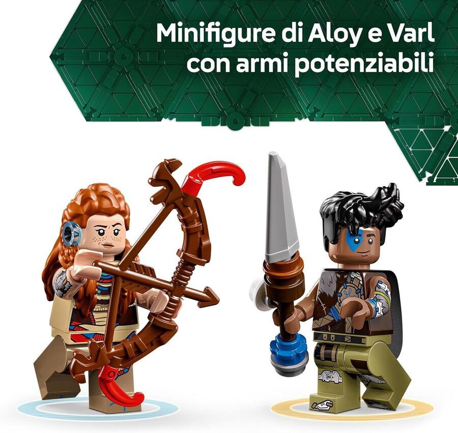 Lego Horizon Adventures Aloy e Varl vs. Arcapode e Secodonte - 77037 - 9+