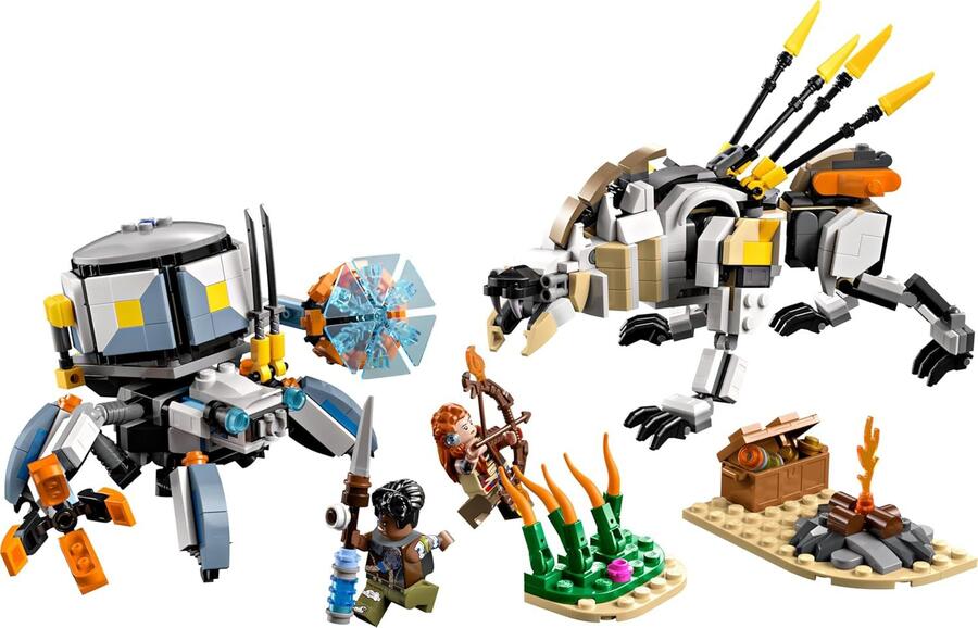 Lego Horizon Adventures Aloy e Varl vs. Arcapode e Secodonte - 77037 - 9+
