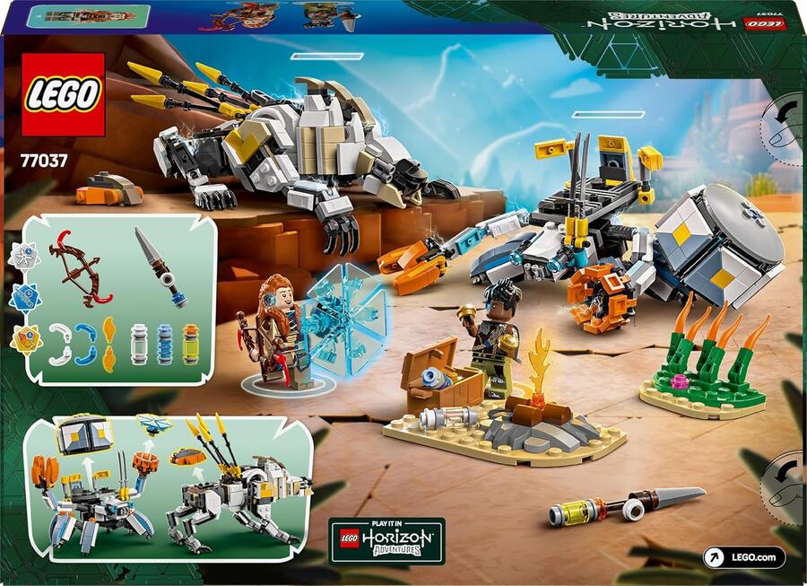 Lego Horizon Adventures Aloy e Varl vs. Arcapode e Secodonte - 77037 - 9+