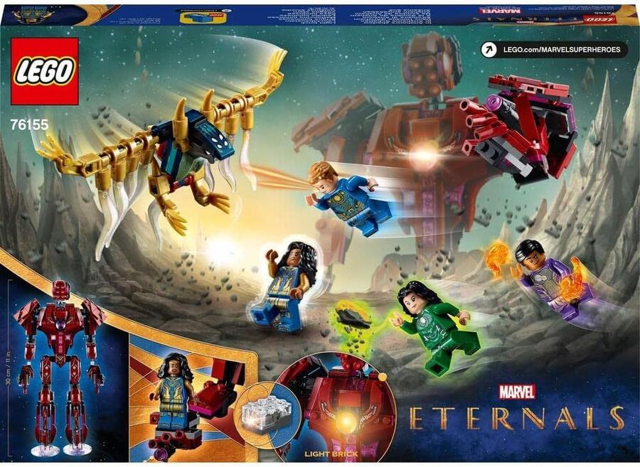 Lego Eternals Super Heroes all'ombra di Arishem - 76155 - 7+