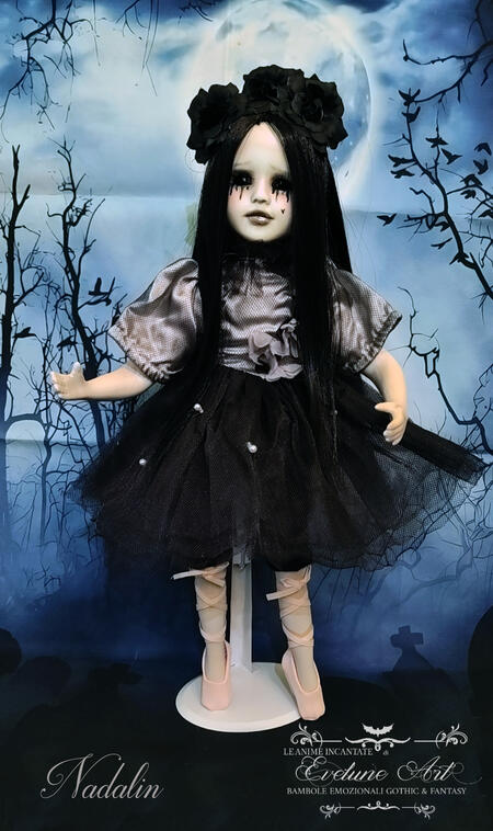 Nadalin Ballerina dalle Scarpette rosa Bambola Emozionale