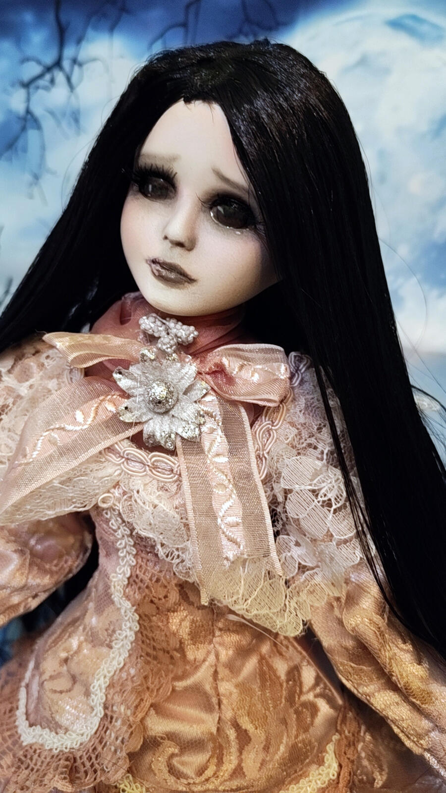 Rosèlie Bambola Emozionale fatta a mano in porcellana