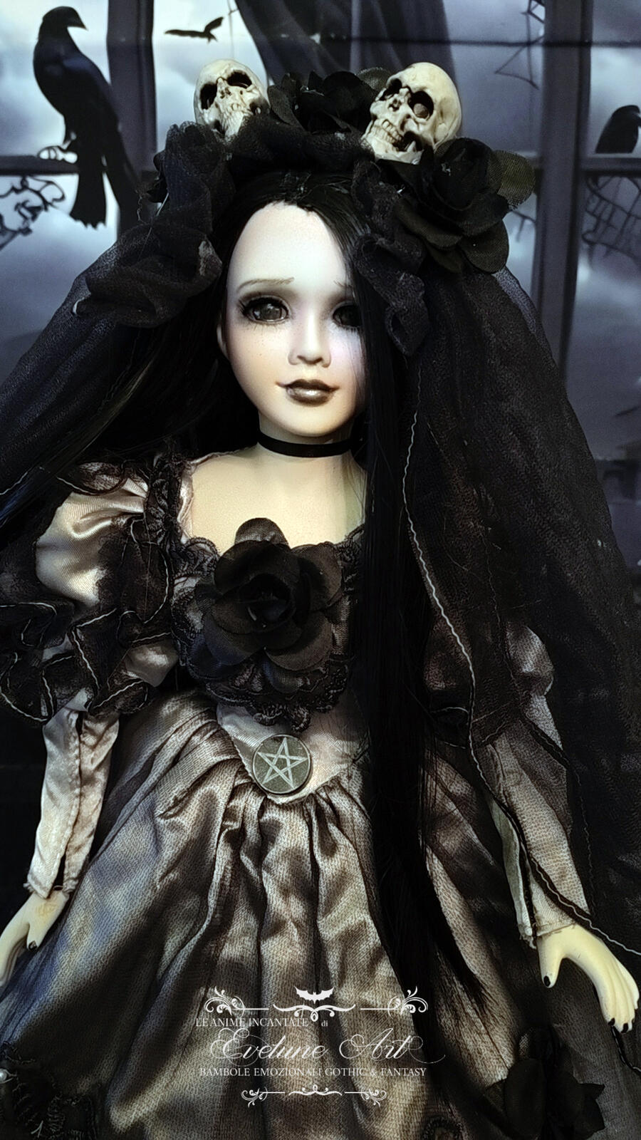 Hassian Bambola Gotica 60 cm