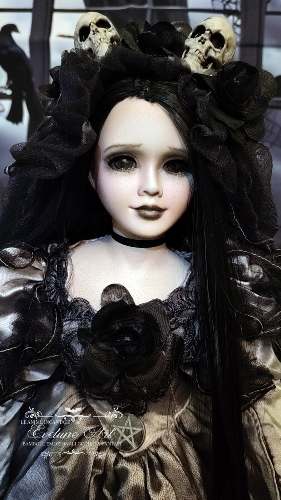 Hassian Bambola Gotica 60 cm