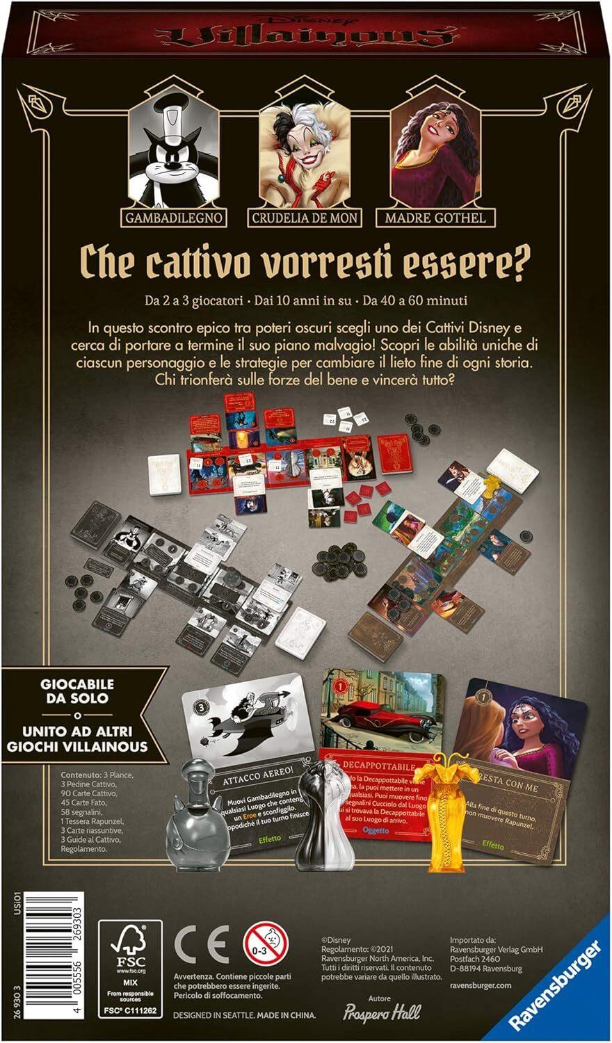 Disney Villainous Perfectly Wretched Espansione gioco da tavolo - Ravensburger - 2693031 - 10+