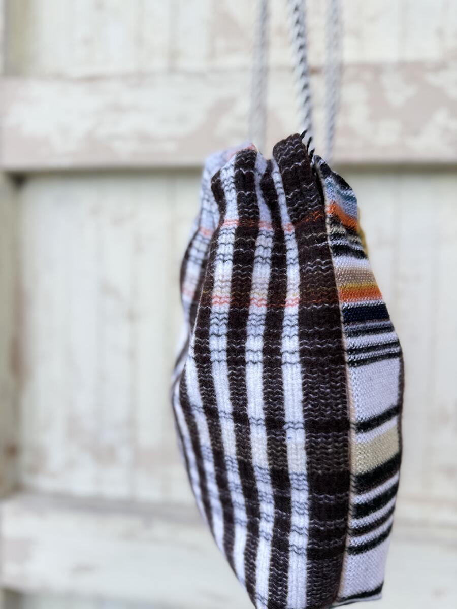 Secchiello righe miste verticali