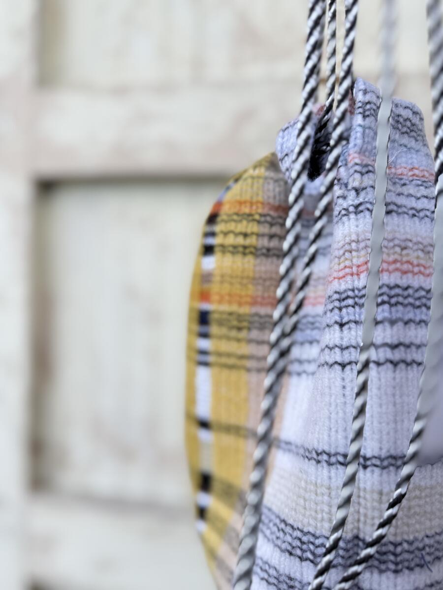 Secchiello righe miste verticali