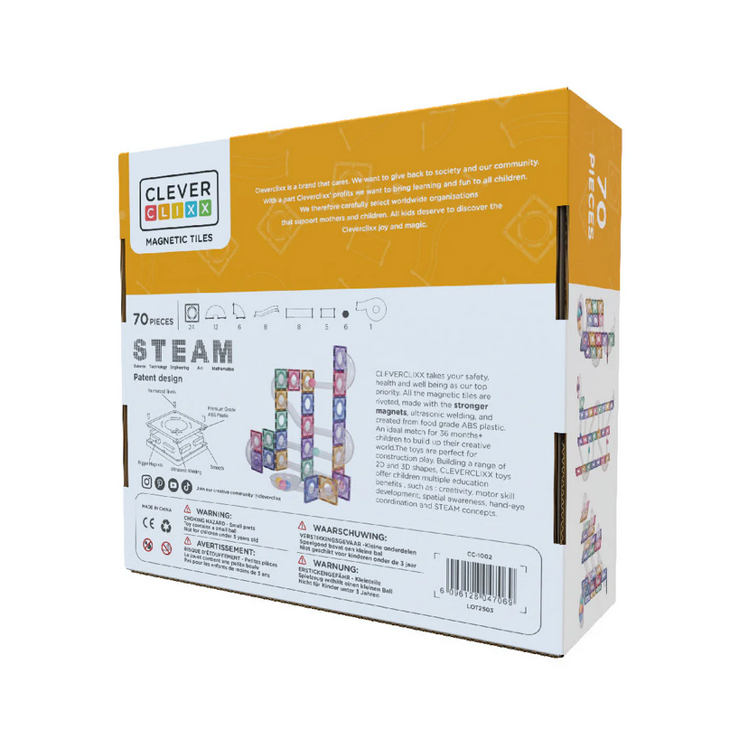 Ball Run Creative Pack Pastel 70 pieces - Pista delle biglie