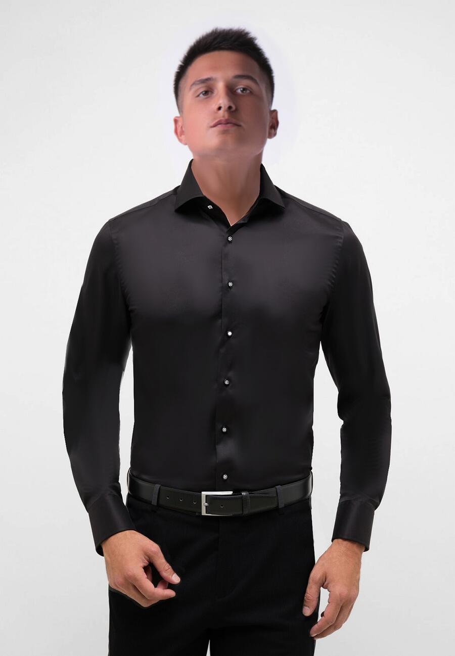 Slim fit dance shirt in stretch technical Lycra fabric 9-0013