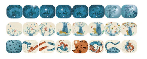 Lampada delle storie Animali Savana - Moulin Roty