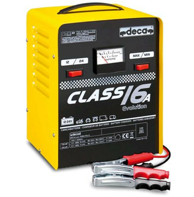 CARICA BATTERIE MOTO AUTO CAMPER PB WET DECA CLASS 16A 12/24 VOLT  