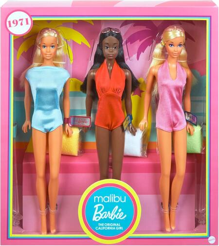 Barbie Malibu 1971 da collezione (scatola lievemente rovinata) - Mattel - GTJ86 